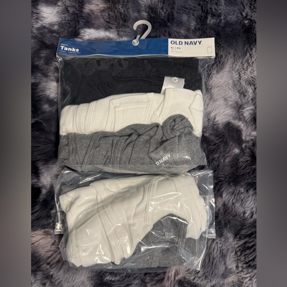 Old Navy Men's Undershirts - Black, White, Gray